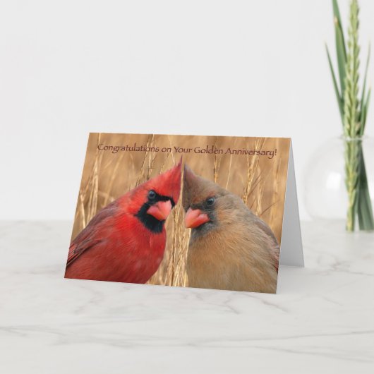 金記念日 カード (正面)