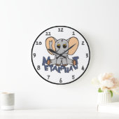 金象壁時計 – アクリル ラージ壁時計 (ホーム)