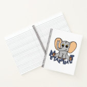 金象螺旋状手帳 ノートブック (内部)