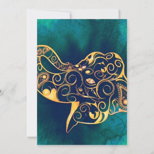 金象 招待状 (正面)