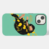 金貨と共に浮かぶニフラー iPhoneケース (裏面横)