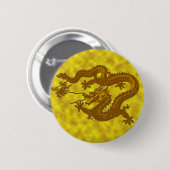 金貨のドラゴン 缶バッジ (正面&裏面)