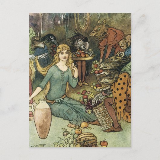 金買のカールで我々から ポストカード (正面)