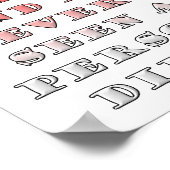 金買指おもしろい示 ポスター (角)