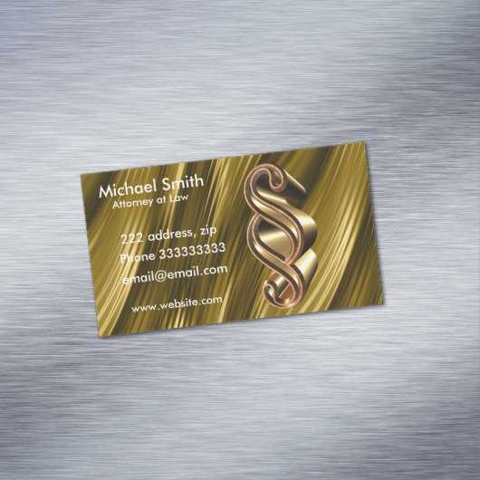 金質 マグネット名刺 (インサイチュ)