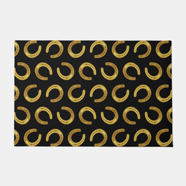 金蹄鉄 ドアマット (正面)