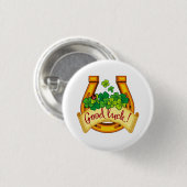 金蹄鉄 缶バッジ (正面&裏面)