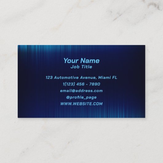 金車のフェイク質感 名刺 (裏面)