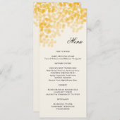 金軽いシャワーメニューカード メニュー (正面/裏面)