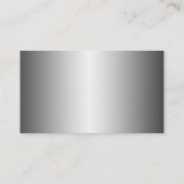 金輝く属のようなエンジニアリング名刺 名刺 (裏面)