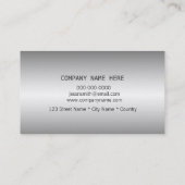 金輝く属エンジニアリング名刺 名刺 (裏面)