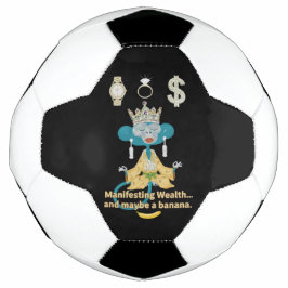 金運招き猿 禅アート サッカーボール