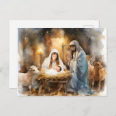 金遠くにの聖降誕祭に シーズンポストカード (正面/裏面)