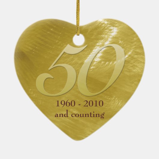 金金属一見記念日のオーナメント セラミックオーナメント (裏面)