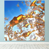 金鉛筆ストレッチキャンバス印刷 キャンバスプリント (インサイチュ (ウッドフロア))