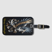 金銀色のワシ ラゲッジタグ (正面横)