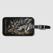 金銀金属製イーグル ラゲッジタグ (正面横)