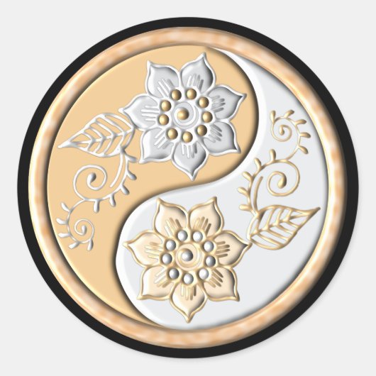 金銀陰陽 ラウンドシール (正面)