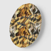 金銅背景 ラージ壁時計 (傾斜)