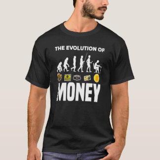金銭の進化BTC暗号保有者の暗号通貨 Tシャツ