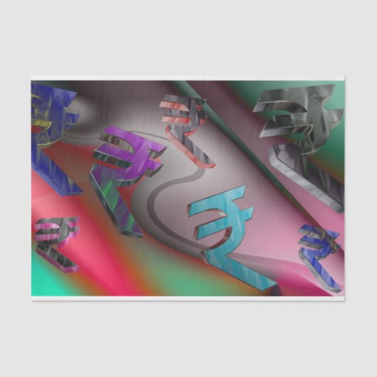 金銭シンボルや象徴ティッシュペーパー 薄葉紙 (正面)