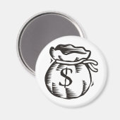 金銭バッグ マグネット (正面/裏面)