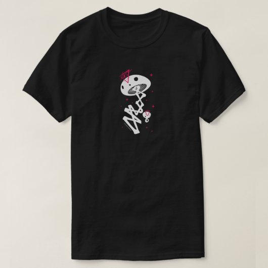 金銭出納係のワイシャツの霊魂の幽霊の神秘的な精神のくらげ Tシャツ (デザイン正面)