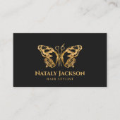 金鋏と蝶スタイリッシュ 名刺 (正面)