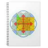 金長方形の形 ノートブック (正面)