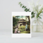 金閣寺で結婚する芸者|過去記事 ポストカード (スタンド正面)
