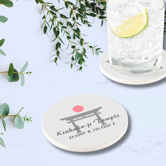 金閣寺の緯度と経度 コースター