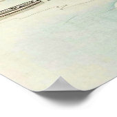 金閣寺三木翠山美術の雪日本の雪 ポスター (角)