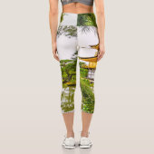 金閣寺京都 カプリレギンス (裏面)