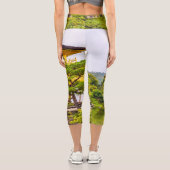 金閣寺京都 カプリレギンス (裏面)