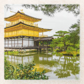 金閣寺京都 ガラスコースター (正面)