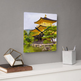 金閣寺京都 スクエア壁時計