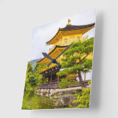 金閣寺京都 スクエア壁時計 (傾斜)