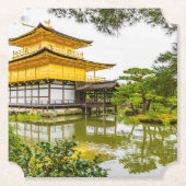 金閣寺京都 ペーパーコースター (正面)