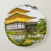 金閣寺京都 ラウンドクッション (裏面)