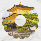 金閣寺京都 ワイングラスタグ (裏面)