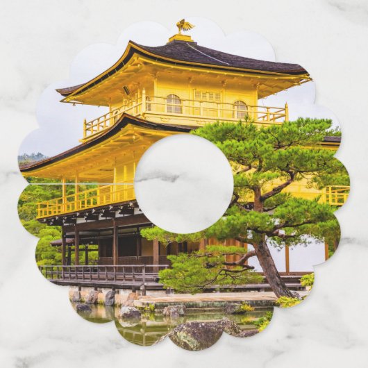 金閣寺京都 ワイングラスタグ (裏面)