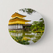 金閣寺京都 缶バッジ (正面)