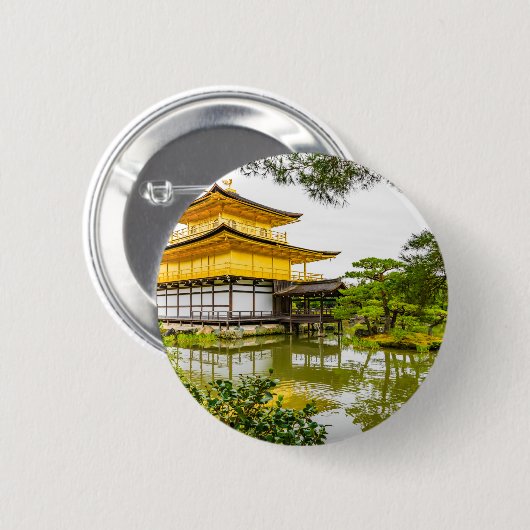 金閣寺京都 缶バッジ (正面&裏面)