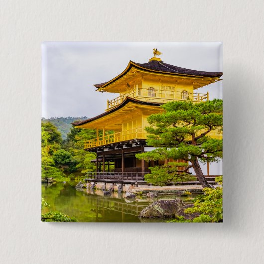 金閣寺京都 缶バッジ (正面)