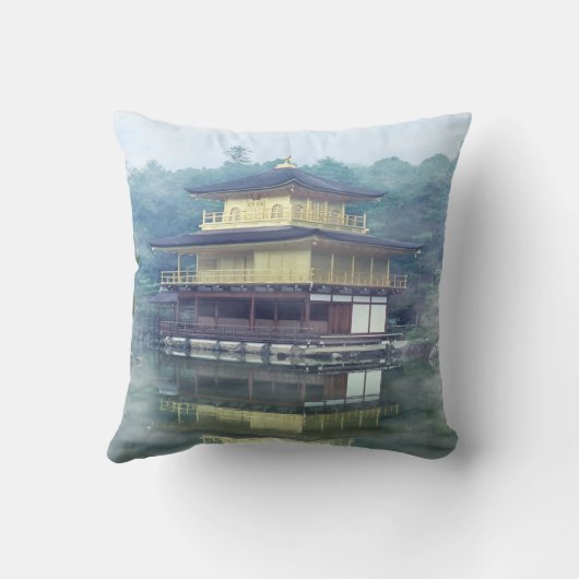 金閣寺金閣の霧 –  クッション (裏面)