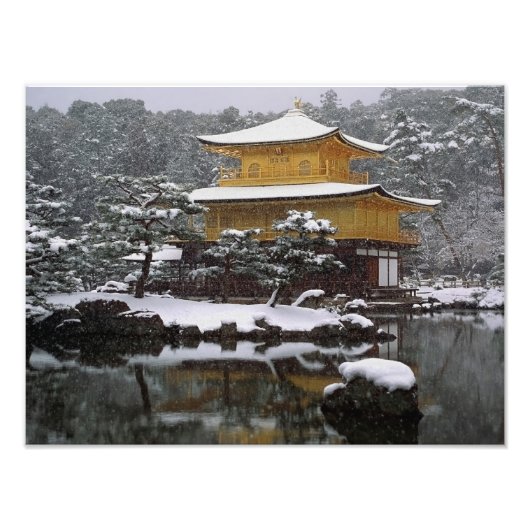 金閣雪 フォトプリント            (正面)