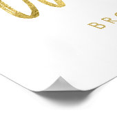 金離れ箔お願い結婚の印 ポスター (角)