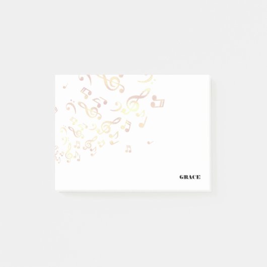 金音楽ノート ポストイット (正面)