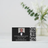 金音楽的な記号の名刺 名刺 (スタンド正面)