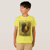 金頂点に達されたポーランドの雌鶏を持つ鶏の囁くもの Tシャツ (正面フル)